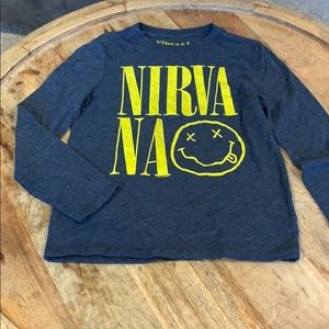Boys Nirvana Tee Size 7-8